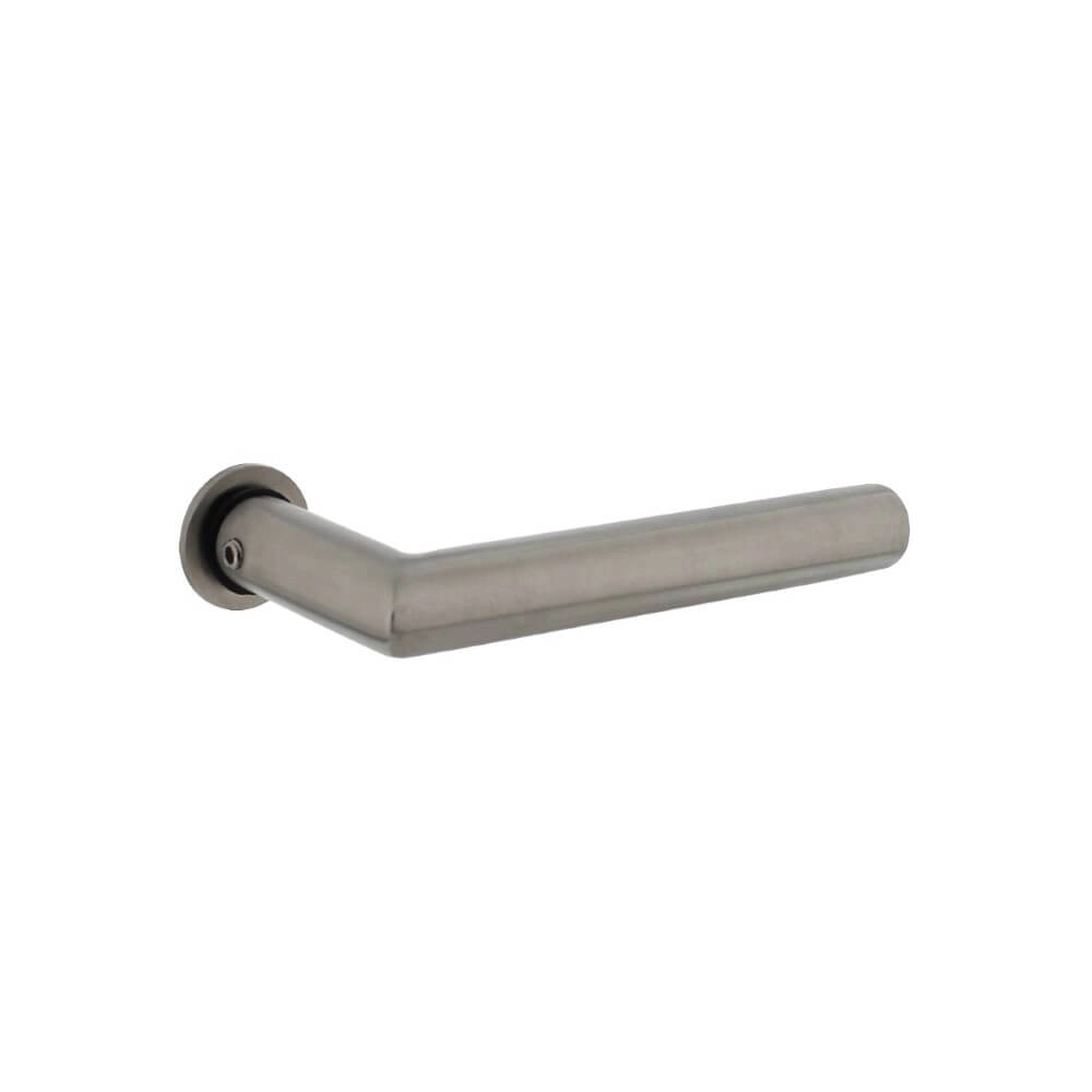 Türklinke Jura mit kleiner runder Rosette Edelstahl Intersteel 8714186558027
