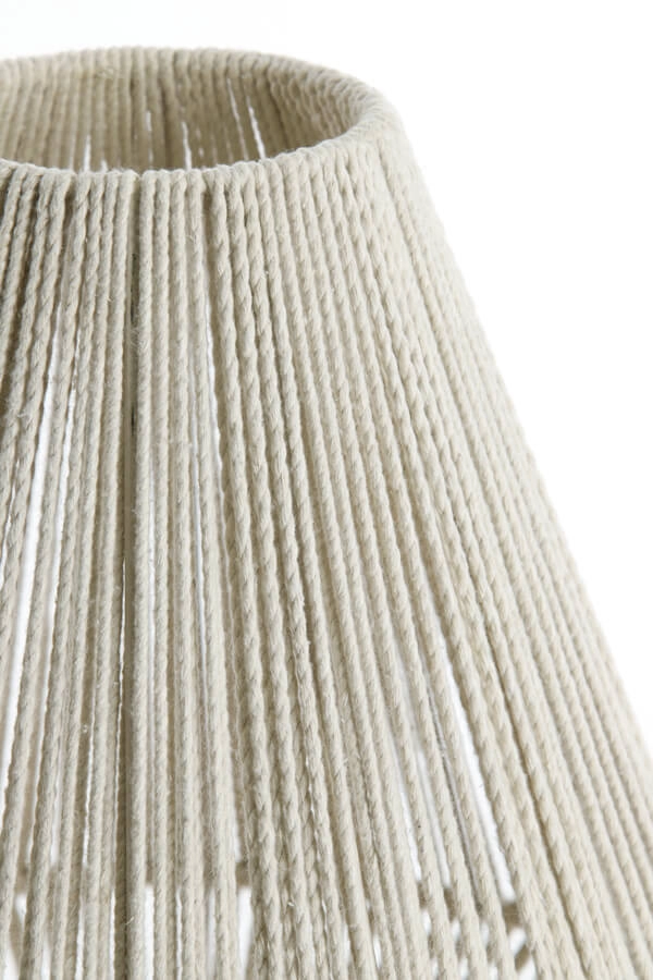 Tischleuchte japandi Felida Ø 35cm creme Light & Living 8717807711917