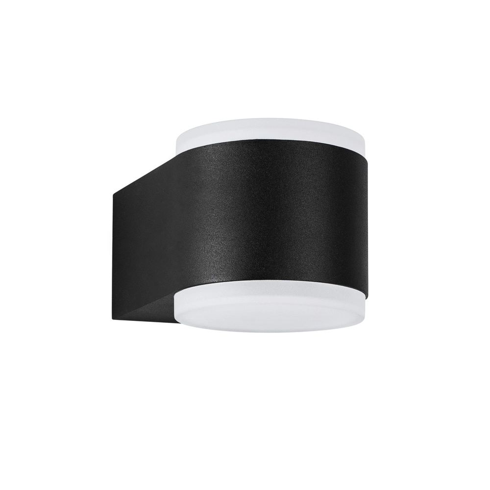 Schlanke Wandleuchte Nus Schwarzes Doppelzimmer Lyora 5212017425959