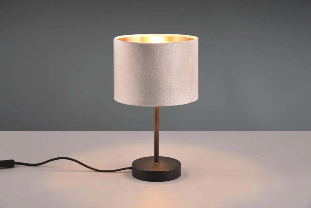 Tischlampe Julieta Kapuze aus Samt Trio 4017807574142