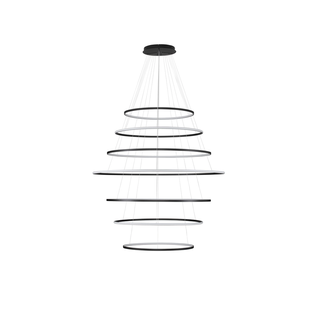 Design-Pendelleuchte Maelo schwarz Ø 150cm Lyora 5212017479747