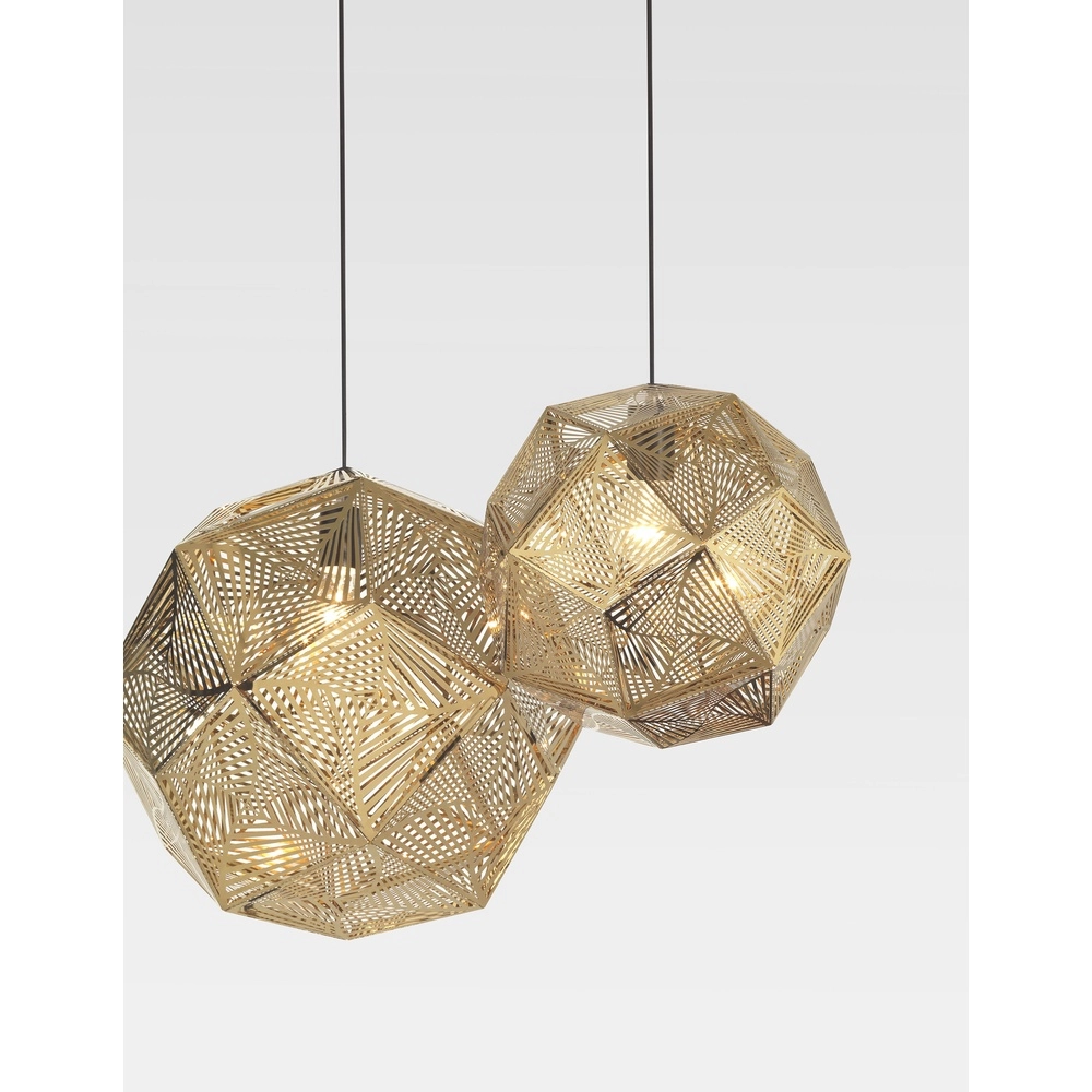 Design-Pendelleuchte Foggia Ø 32cm gold
