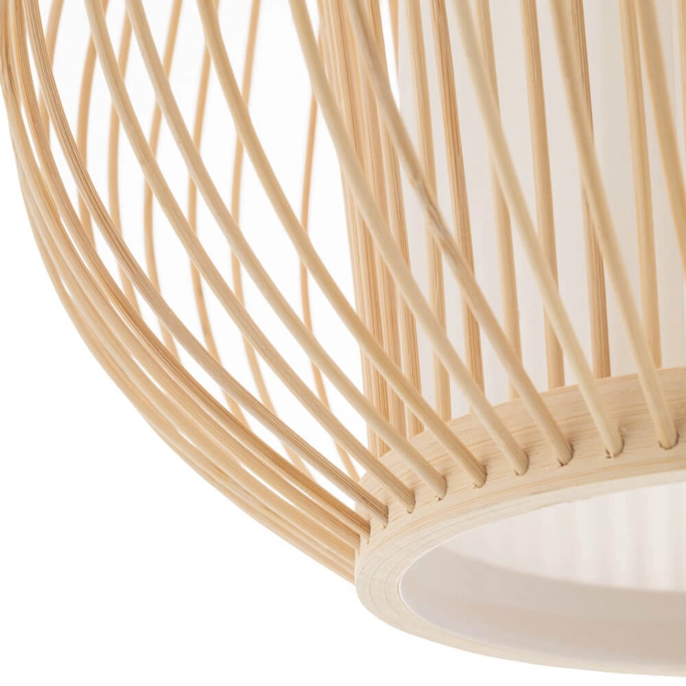 Rattan Pendelleuchte Puket L Ø 30cm Lyora 5903139111621