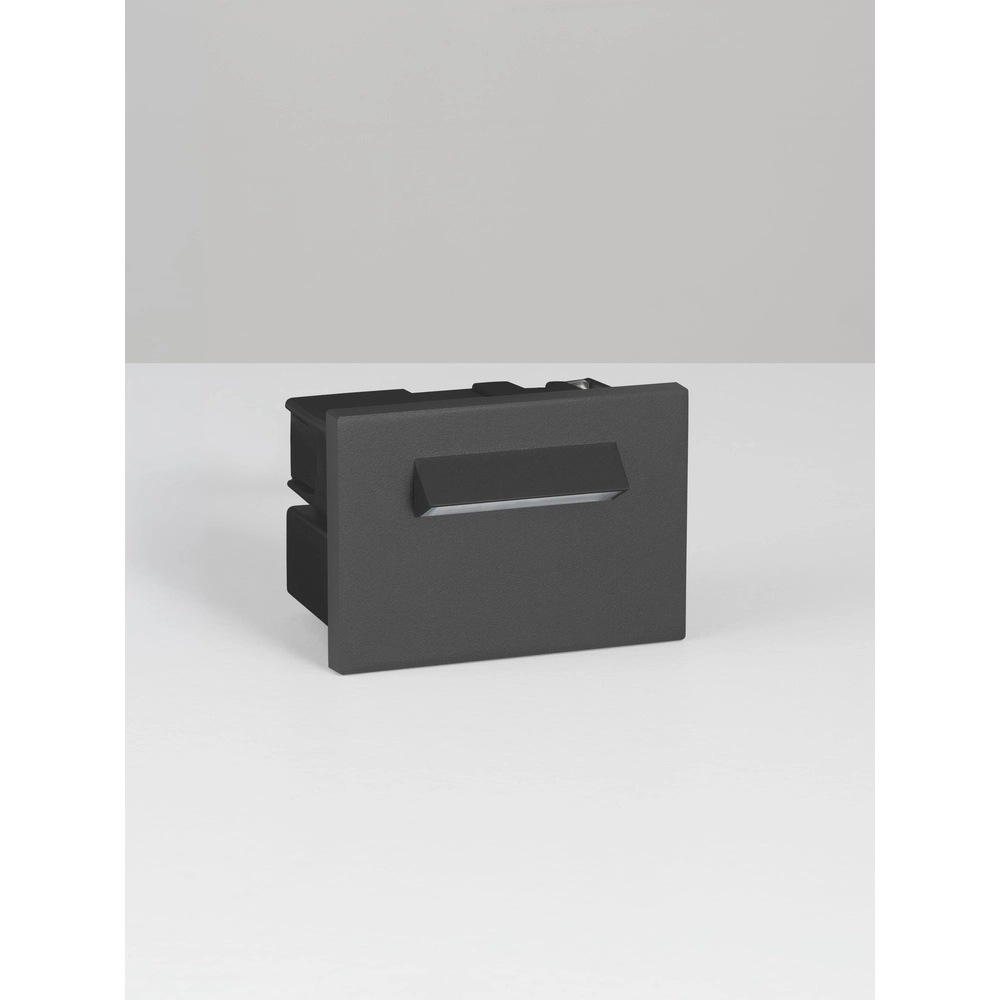 Einbaulicht Recto für die Wand Dunkelgrau Lyora 5212063504950