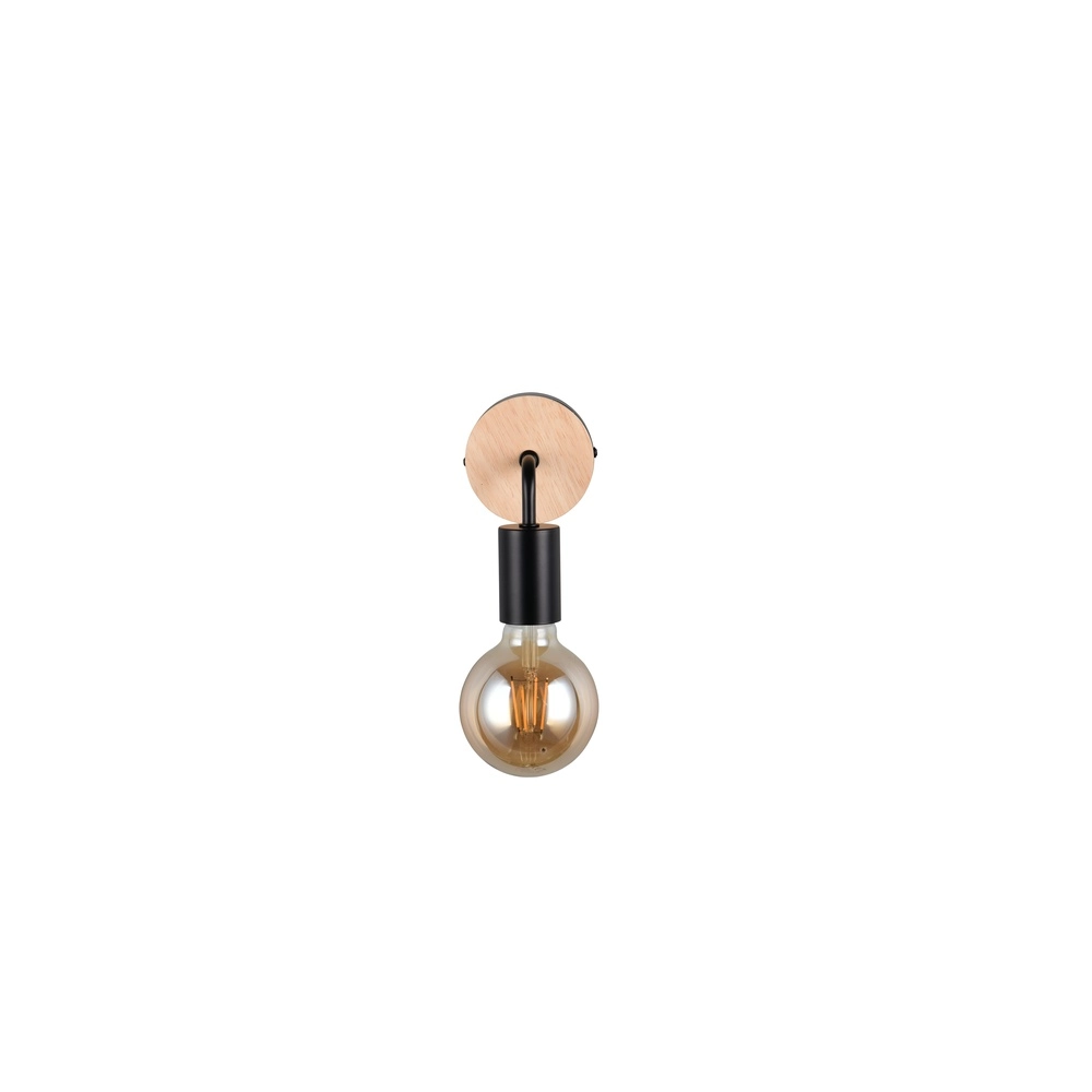 Wandlampe Merida Schwarz Trio 4017807670783