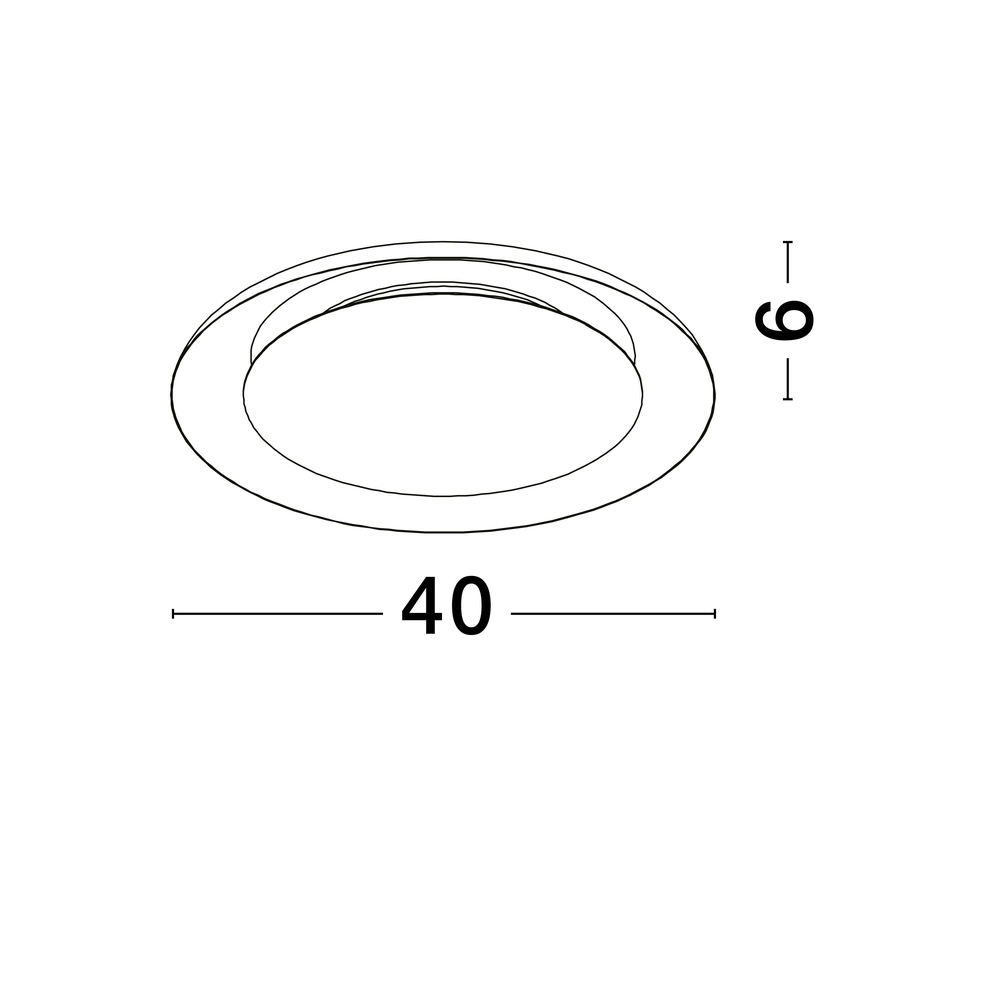 Design-Deckenleuchte Epos Ø 40cm schwarz mit gold Lyora 5212017463203