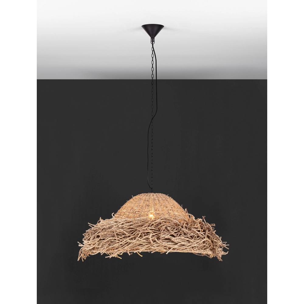 Natürliche Pendelleuchte Natu Ø 86cm Lyora 5212017452856
