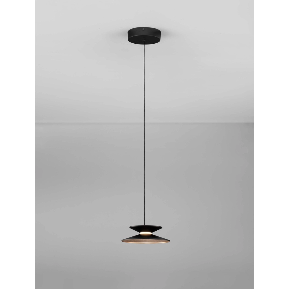 Design-Pendelleuchte Morfi Single Schwarz Lyora 5212017458469