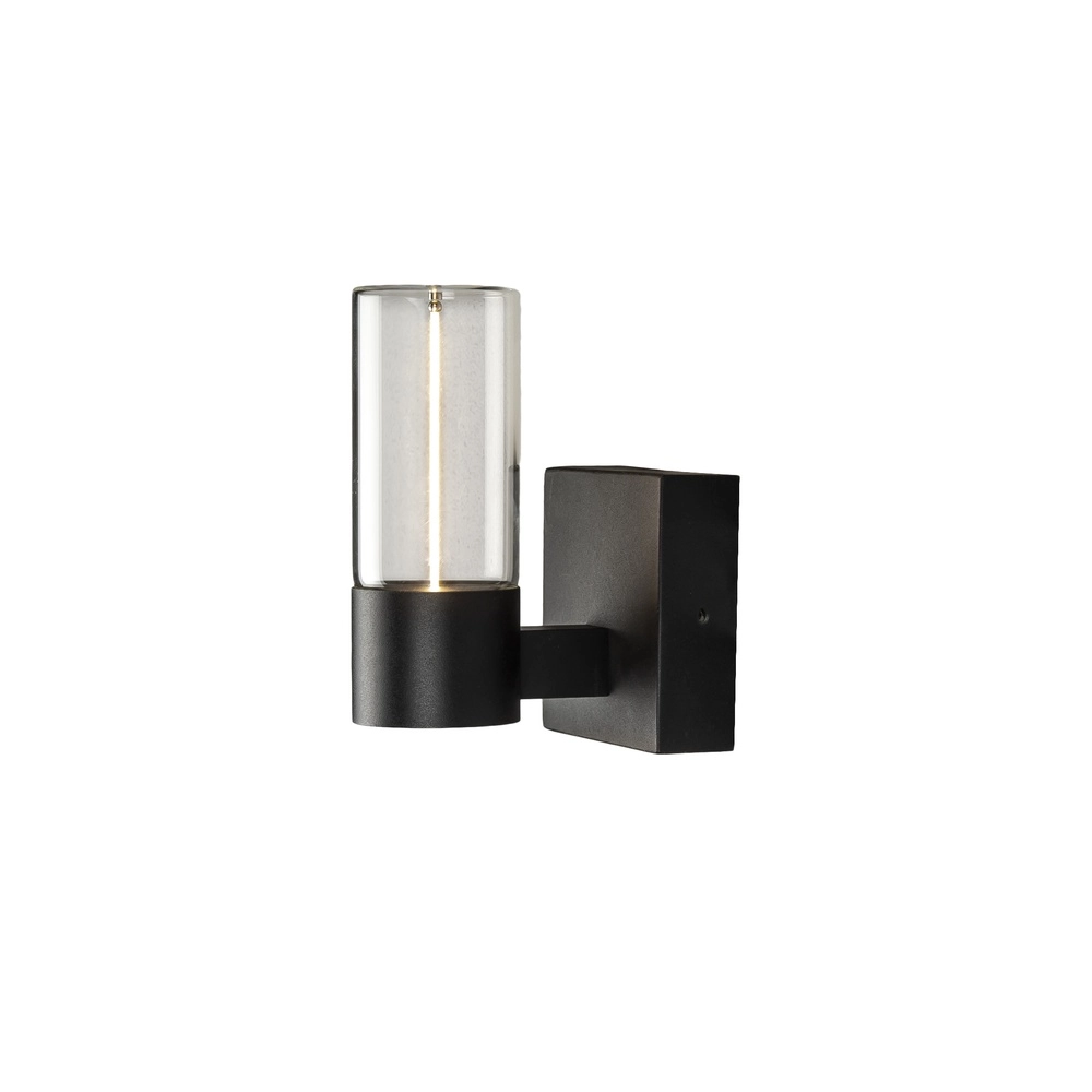 Elegante Wandlampe Edison Schwarz mit einzigartiger Wirkung 17 cm
