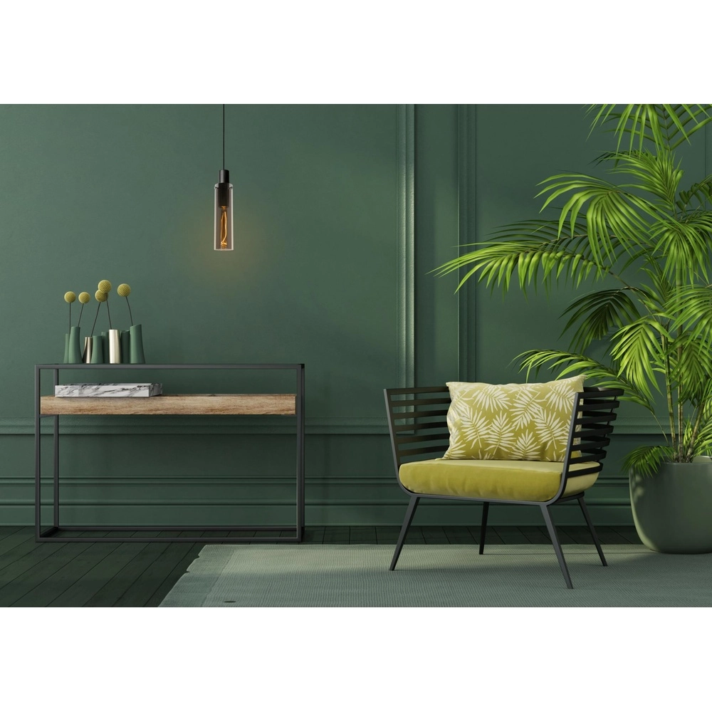 Elegante Pendellampe Orlando Ø 10cm Rauchglas Lucide 5411212740724