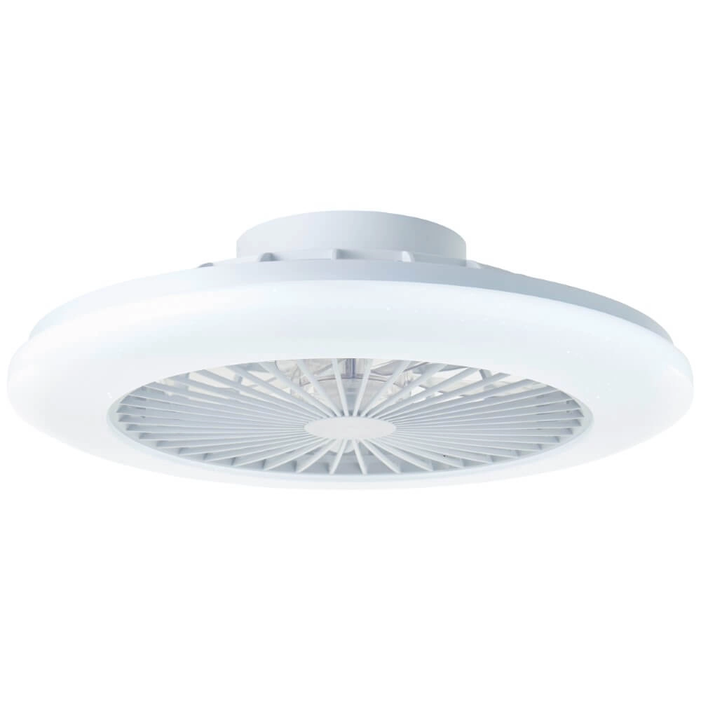 Weißer Fächer Salerno mit RGB-Funktion Brilliant 4004353433238