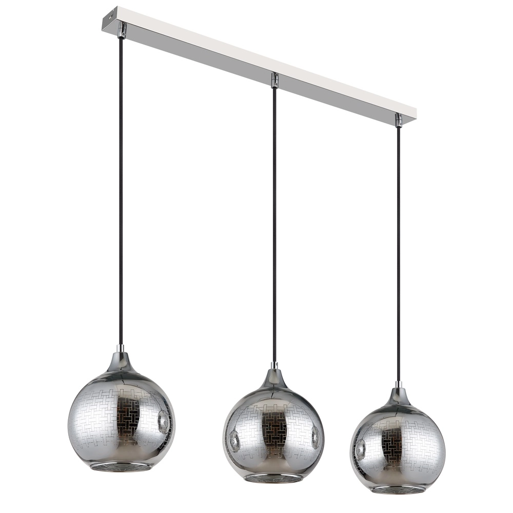 3-Licht Pendellampe Lourdes Weiß Globo 9007371509072