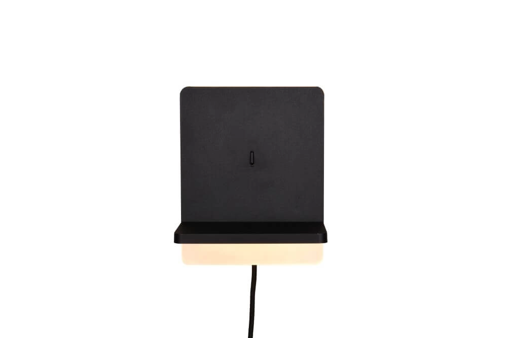 LED-Wandleuchte für Schlafzimmer Fairfield Schwarz Trio 4017807614787