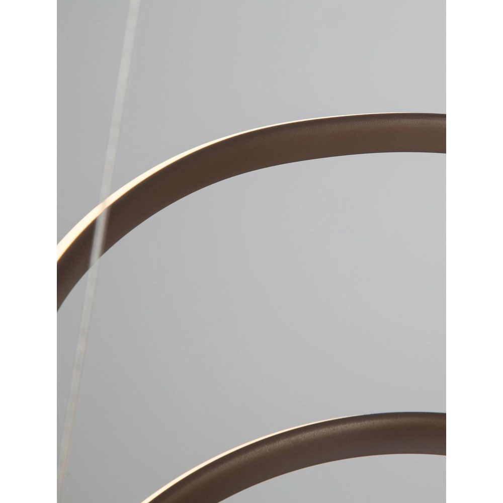 Design-Pendelleuchte Menton kaffeebraun Lyora 5212017424310
