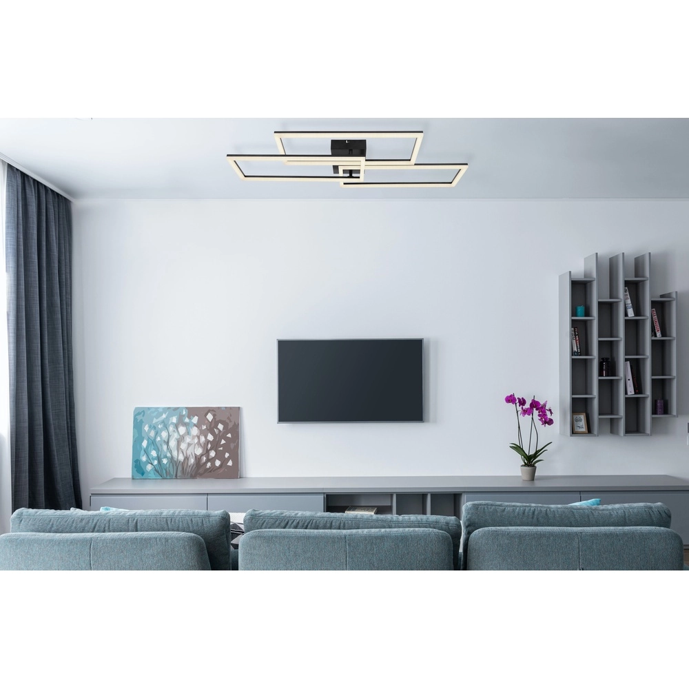 Schwarze Deckenlampe Tiny Konstruktion Globo 9007371421879