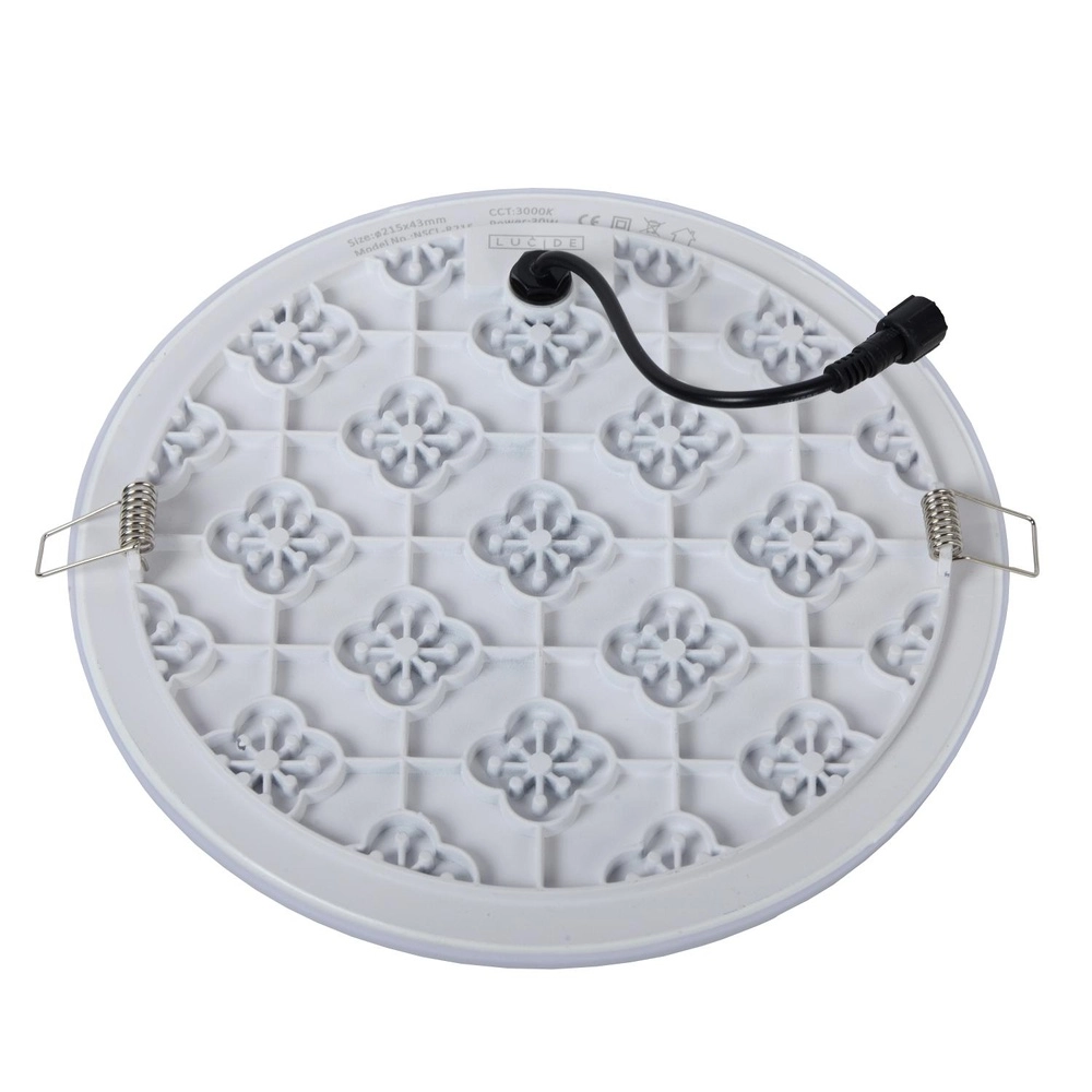 Deckenlicht Ceres-Led IP44 weiße Ø 21,5 cm Lucide 5411212281135