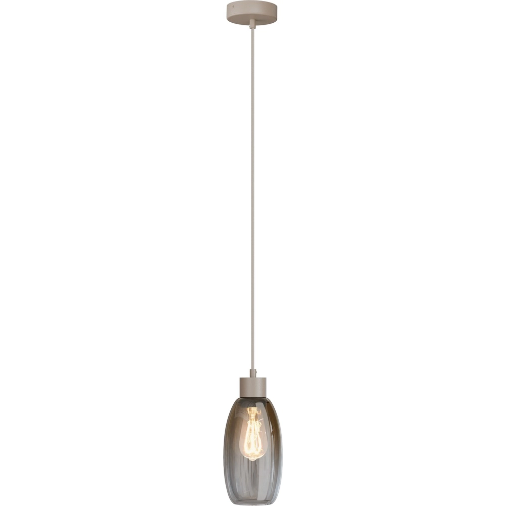 Glas-Pendellampe Olive Ø 12,5 cm – Sand