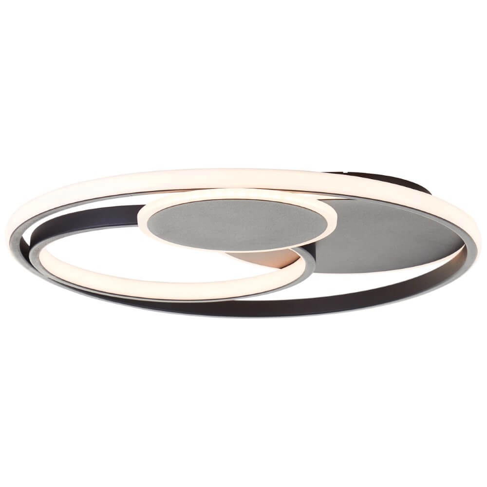 Dimmbare Deckenleuchte Runda Schwarz Brilliant 4004353447396
