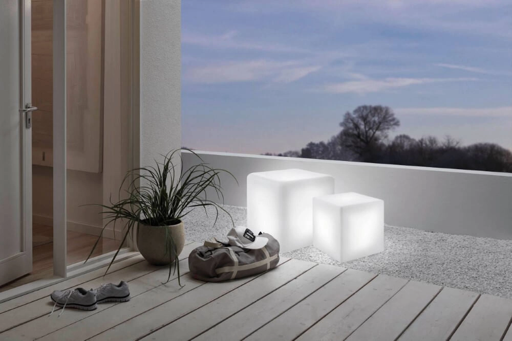 Würfelförmige Terrassenlampe Bottona S Eglo 9008606232574