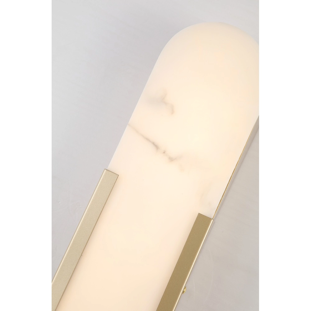 Wandleuchte Opaline gold 50cm Searchlight 5053423300757