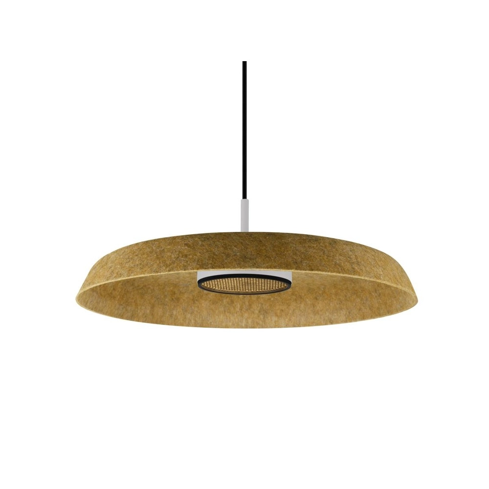Kapuze aus Filz Grip! Flat Ø 50 x 6,2cm ockergelb SLV 4024163316194