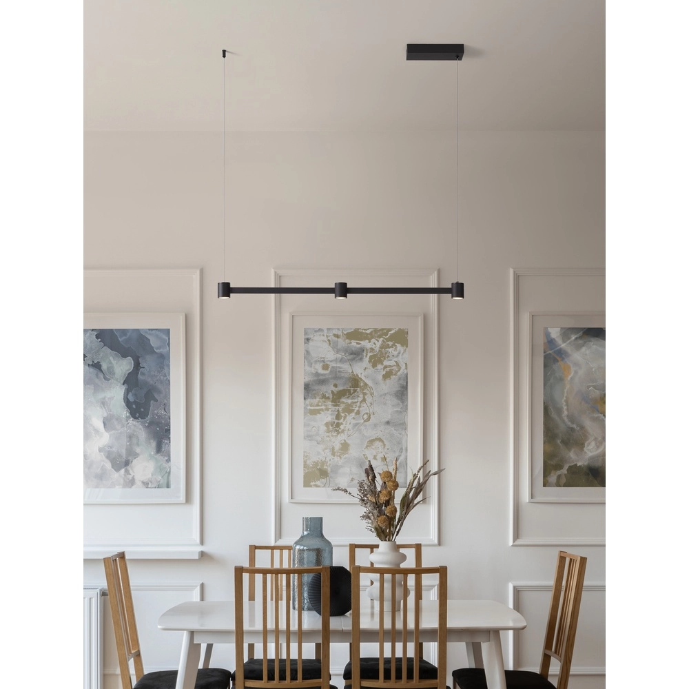 Design-Pendelleuchte Puize 3-flammig schwarz Lyora 5212017448576