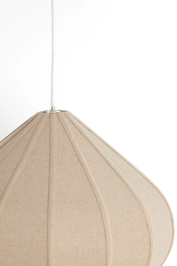 Cremefarbene Pendelleuchte Zubeda Ø 60cm Light & Living 8717807763725