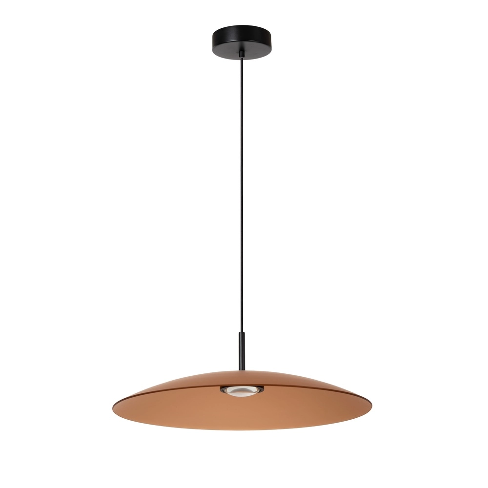Elegante Pendellampe Menga Ø 60cm Bernsteinglas Premium by Lucide 5411212251169