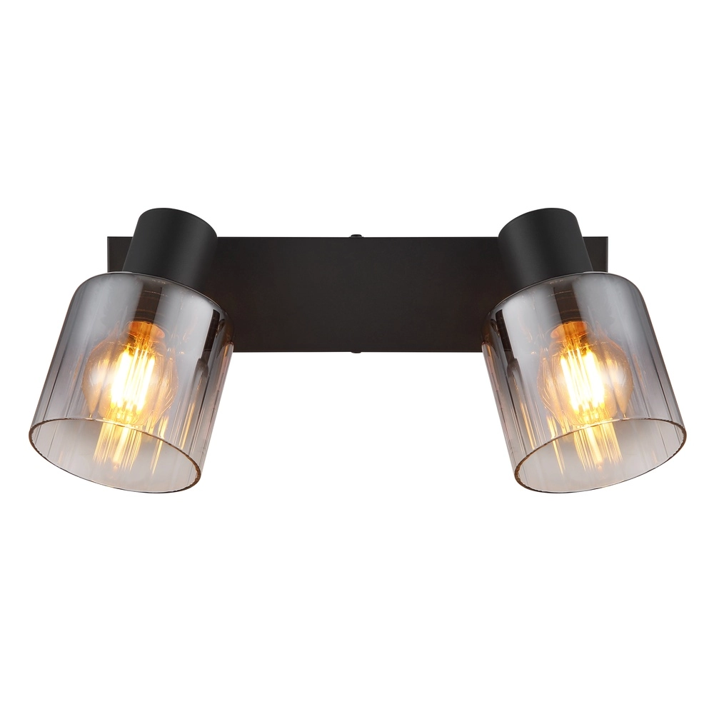 Deckenlampe Jack 2-Licht Schwarz Globo 9007371516834
