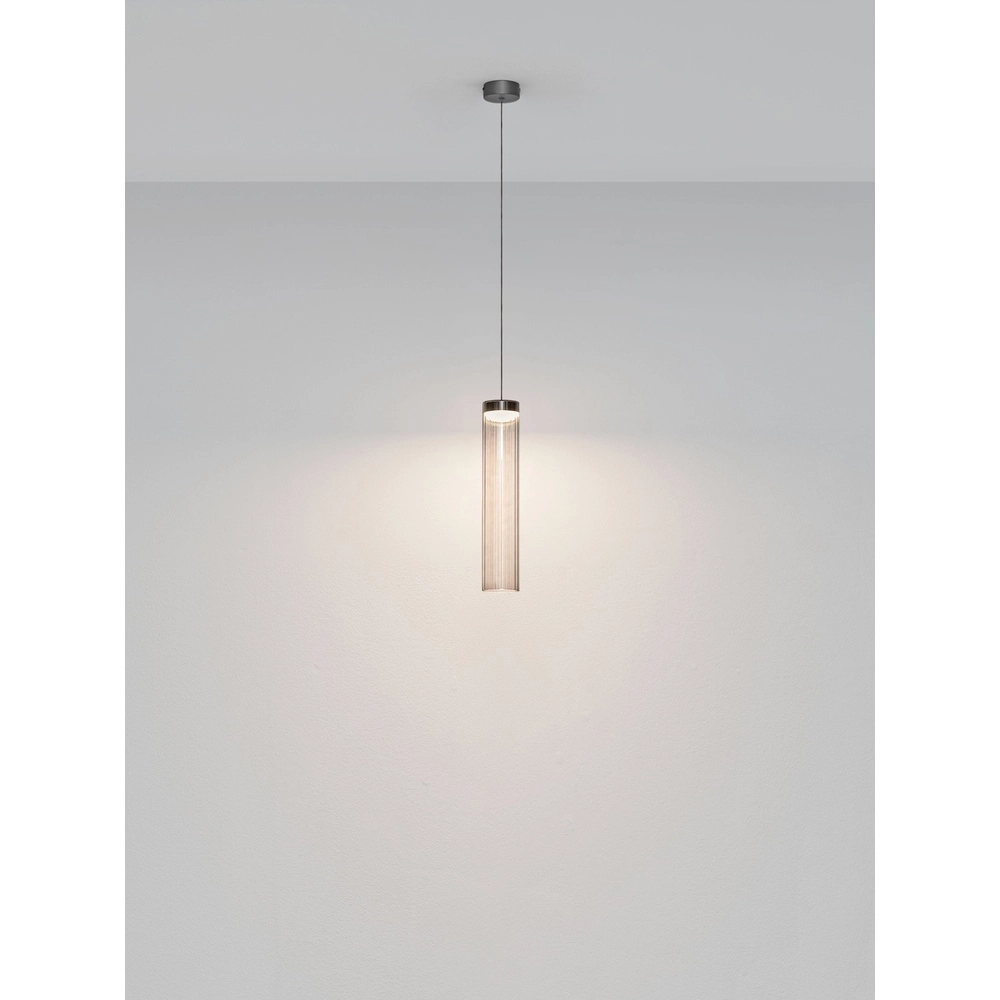 Design-Pendellampe Brielle Anthrazit mit Mokka-Glas Lyora 5212017495419
