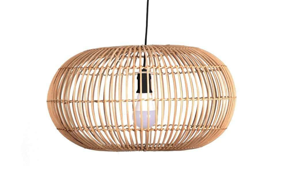 Bambus Pendelleuchte Rattan Ø 48cm Searchlight 5053423180113