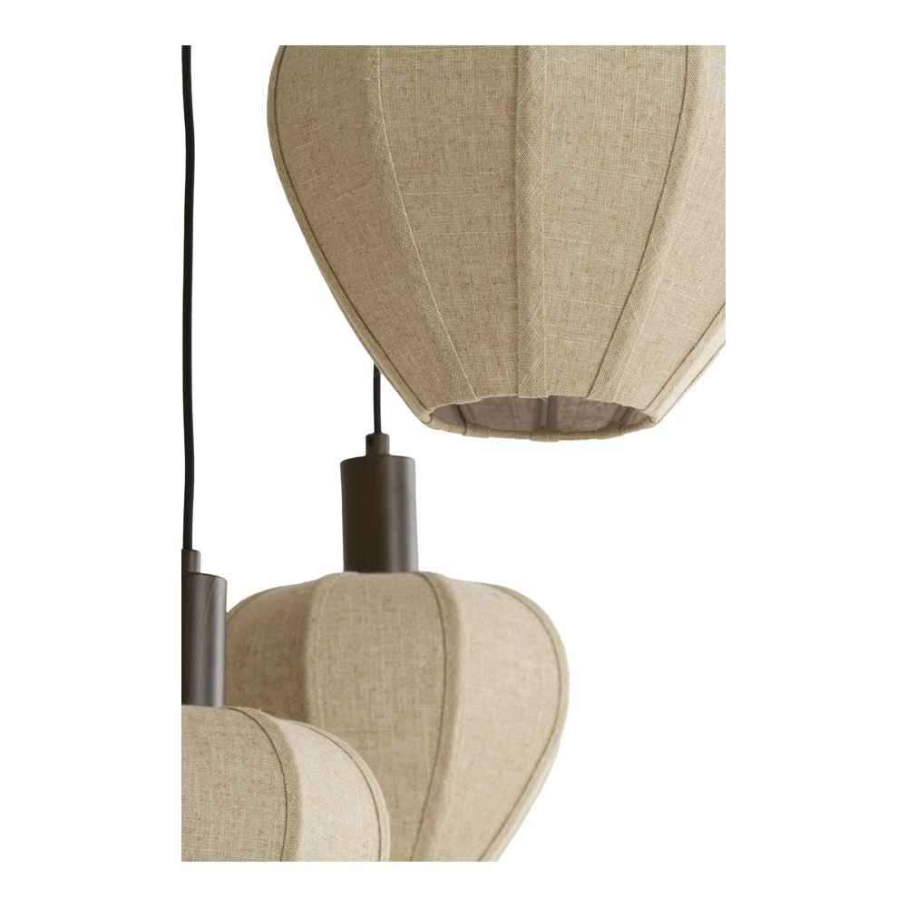 Japandi-Pendellampe Huxi 5-Licht Light & Living 8717807843458