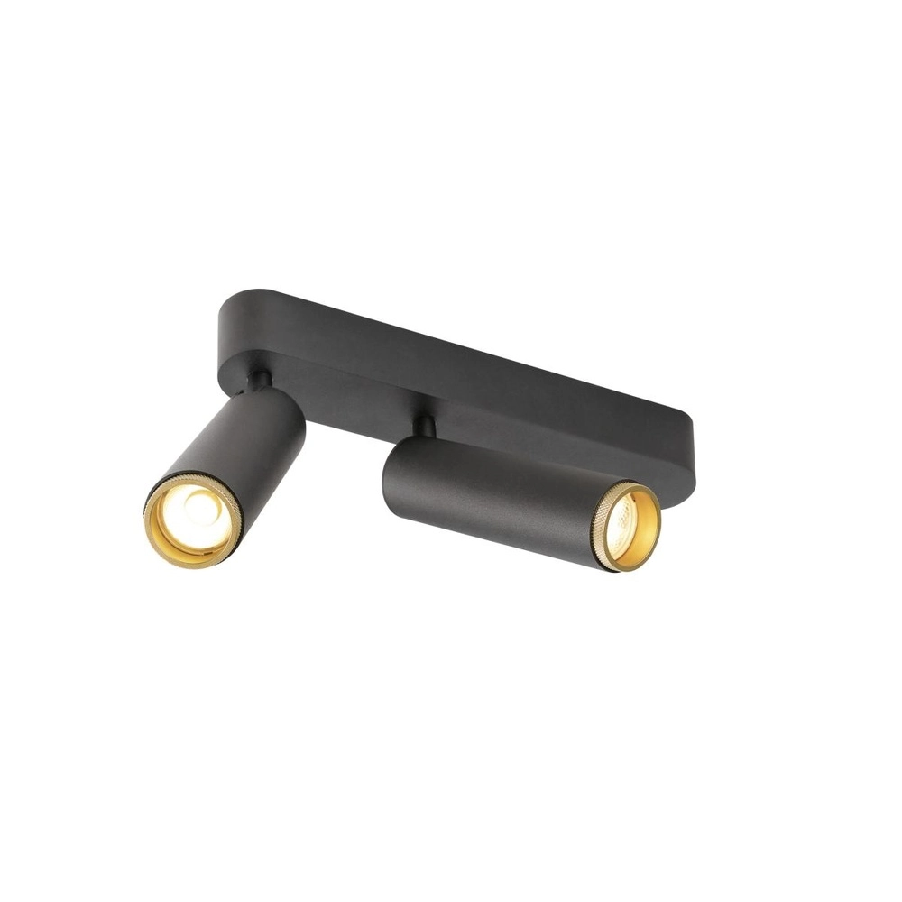 Aufputz-Spot Grip! M 2-flammig schwarz 3000K SLV 4024163304573