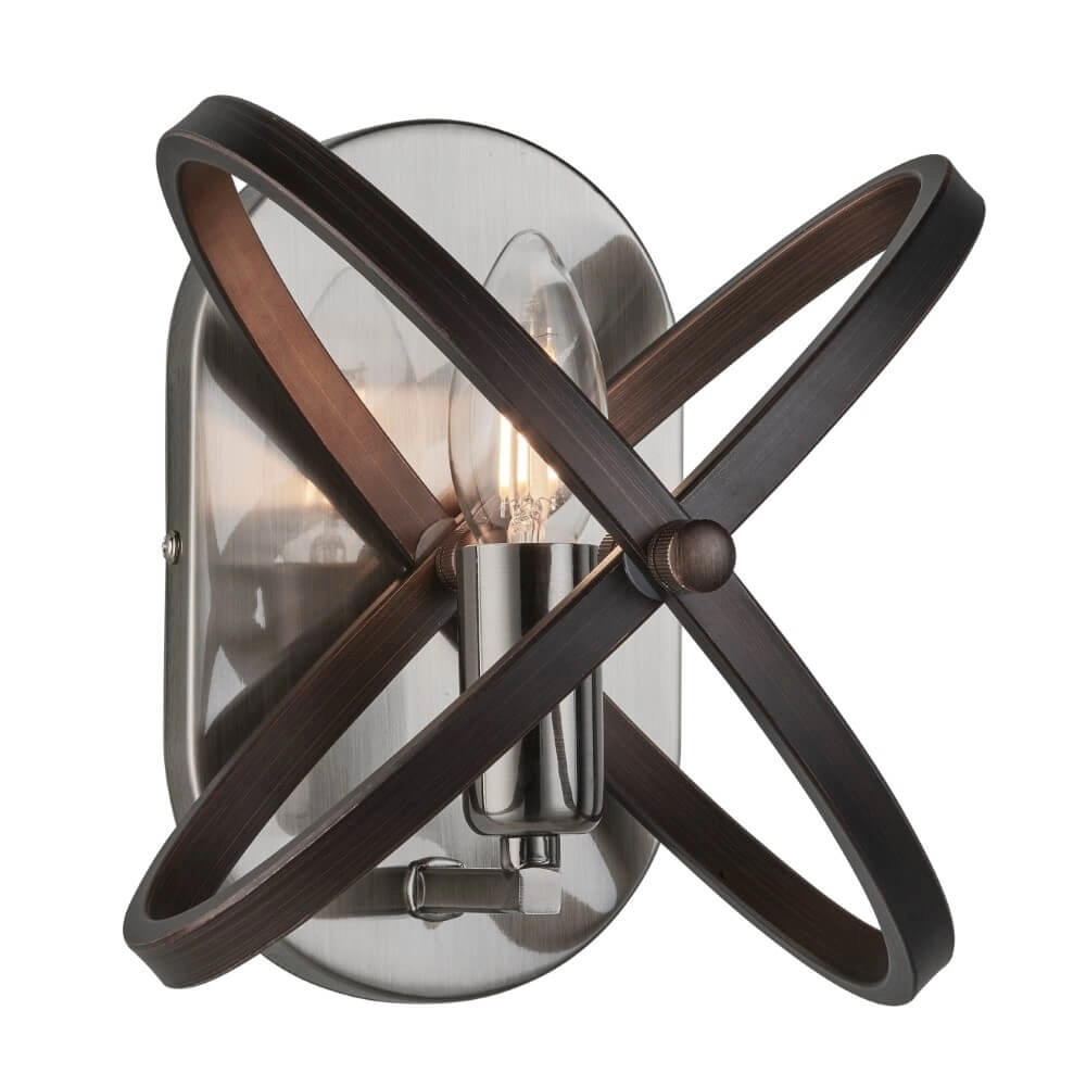 Schwarze Wandlampe Hoopla