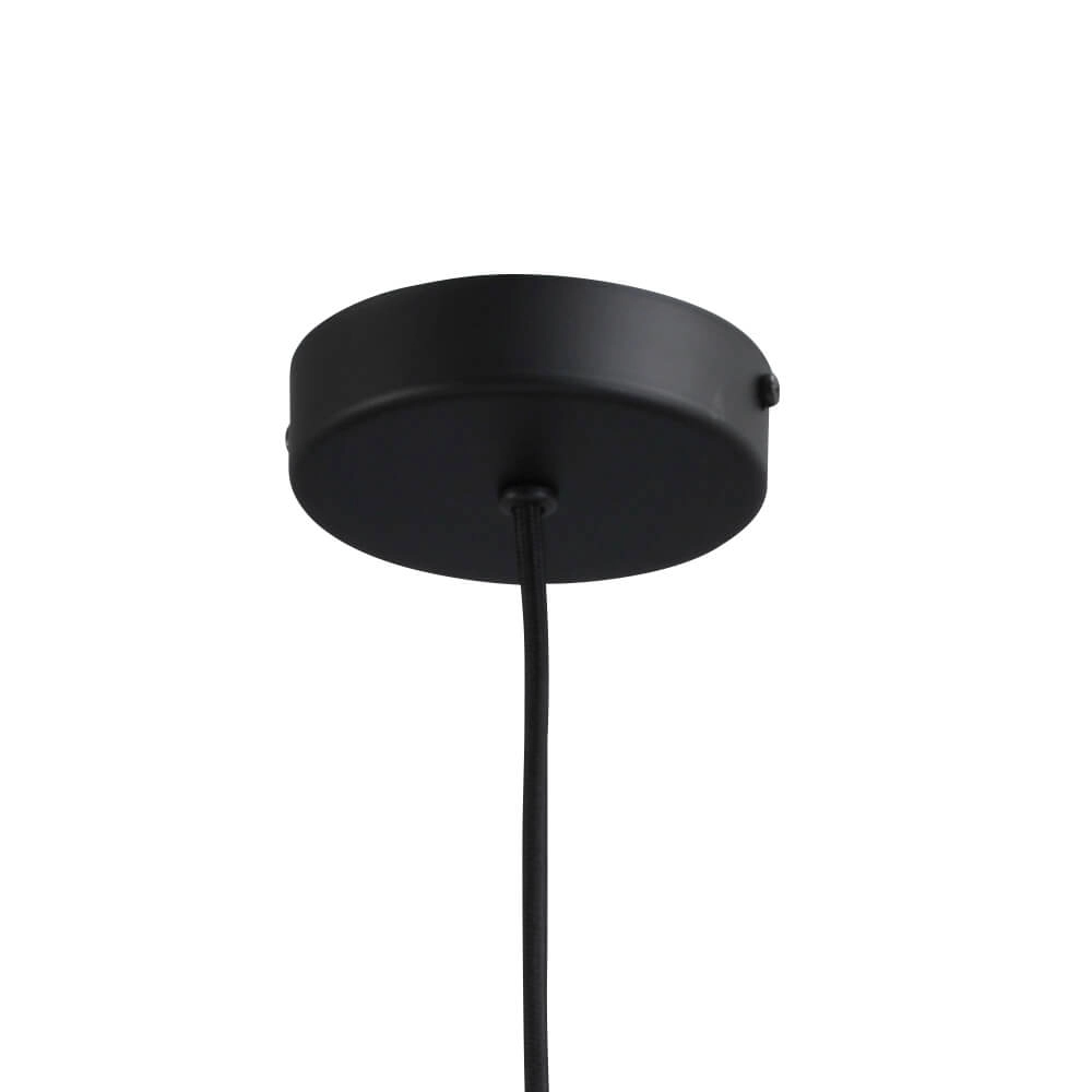 Hängelampe schwarz Porto mit Nicolette grünem Glas - Ø 20cm Masterlight 8718121269382