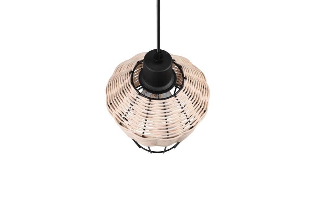 Hängelampe Borka Rattan Trio 4017807556094