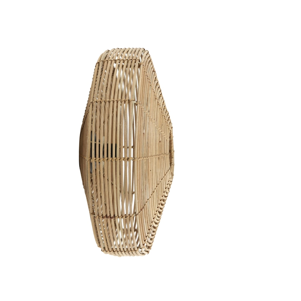 Rattan-Wandlampe Mataka Ø 51cm