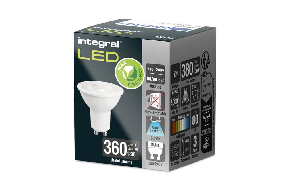 LED-Spot 2W - GU10 - 360lm - 6500K Lyora 5055788276845