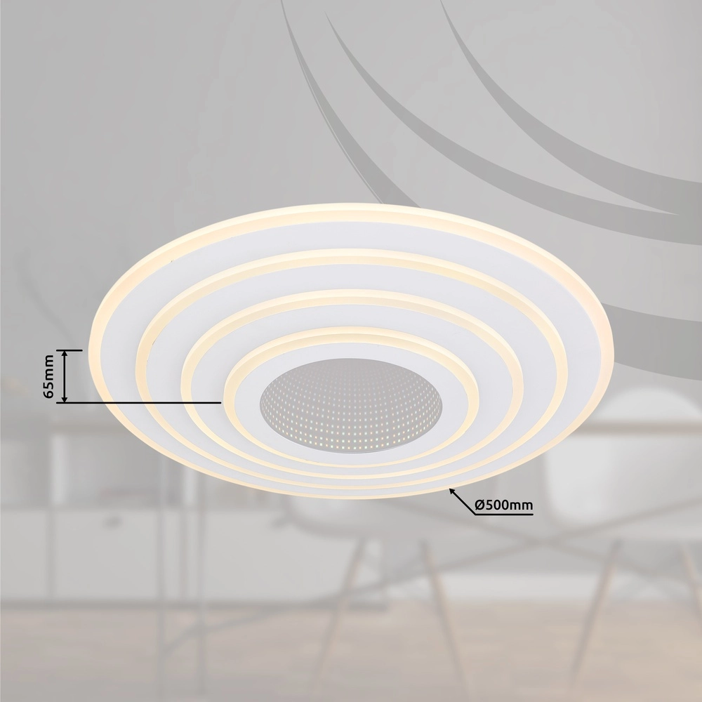 Elegante Deckenlampe Jocelyn Weiß Globo 9007371407682
