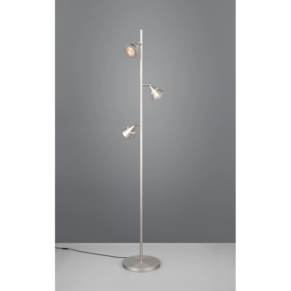 Stehlampe Romeo Nickel Trio 4017807675375
