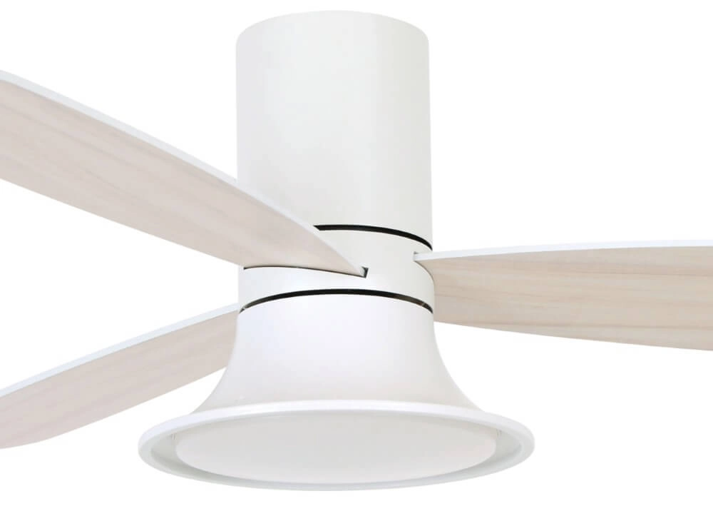 Weißer Ventilator mit Lampe Flusso Ø 132cm Beacon 9333509151777