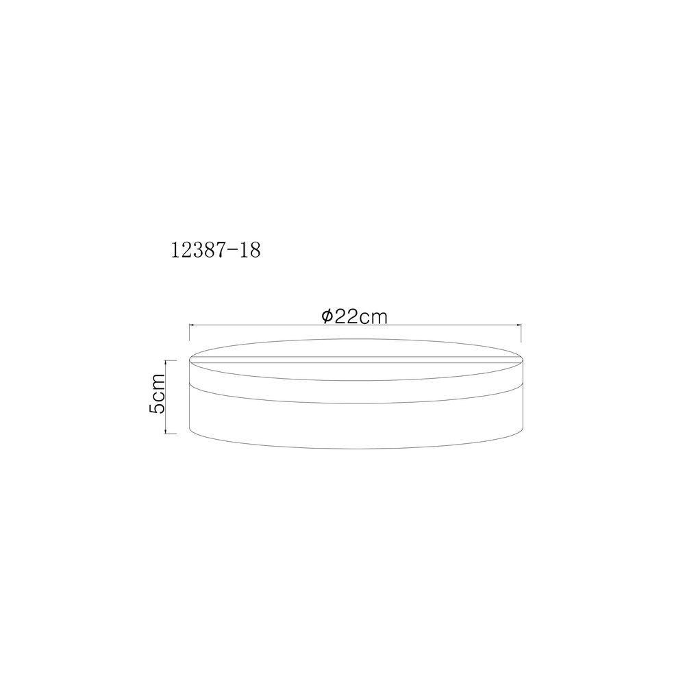 Deckenlicht Matthew Design schwarz Ø 22cm Globo 9007371447947