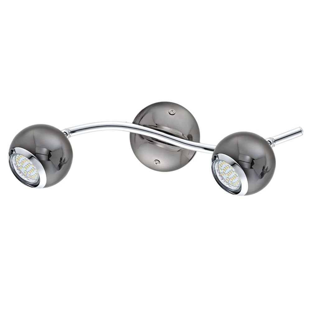 LED-Deckenspot Bimeda 2-leichte Nickelmatte