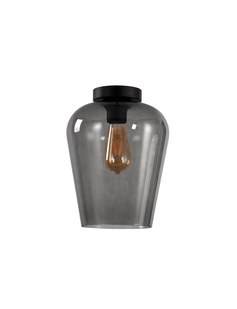 Deckenleuchte Tombo Rauchglas Ø 23cm Artdelight 8719831737710