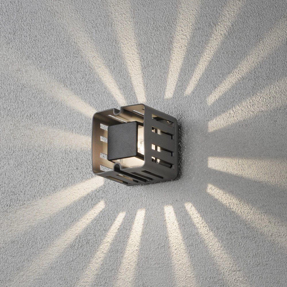 LED-Außenleuchte Pescara Square 11cm Anthrazit KonstSmide 7318307978377