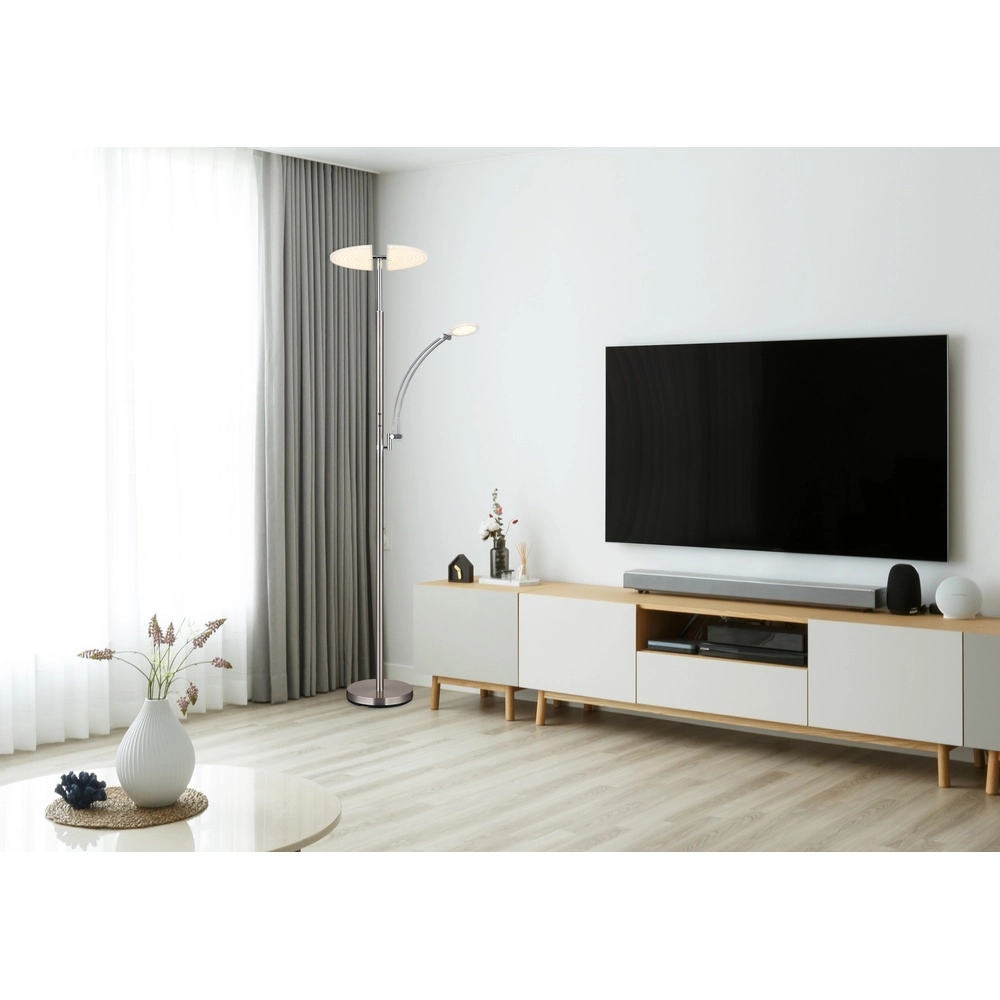 Stehlampe Tirana Nickel Globo 9007371468119
