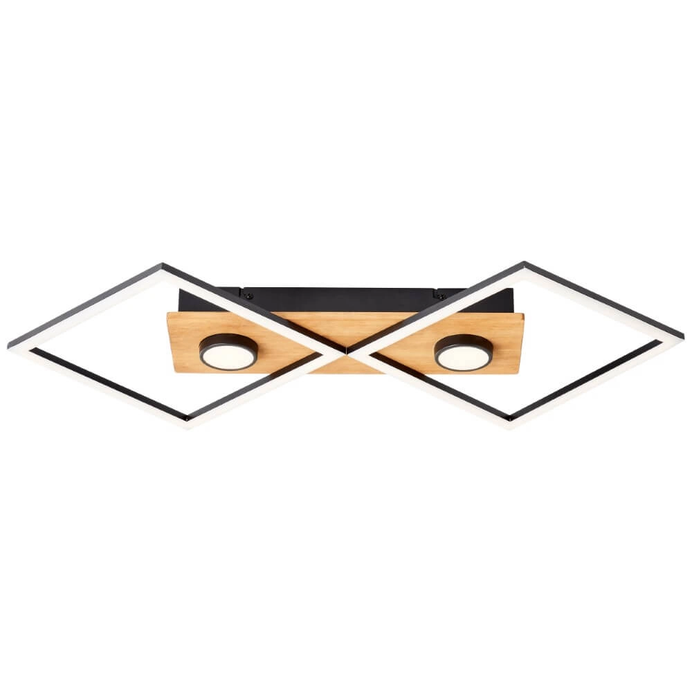LED-Deckenleuchte aus Holz Woodbridge M Brilliant 4004353409707