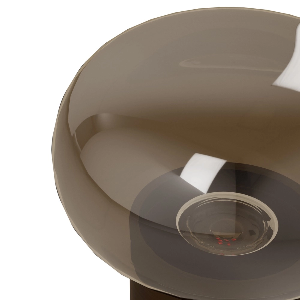 Design-Tischlampe Bravino Kupferbronze Ø 15,5 cm