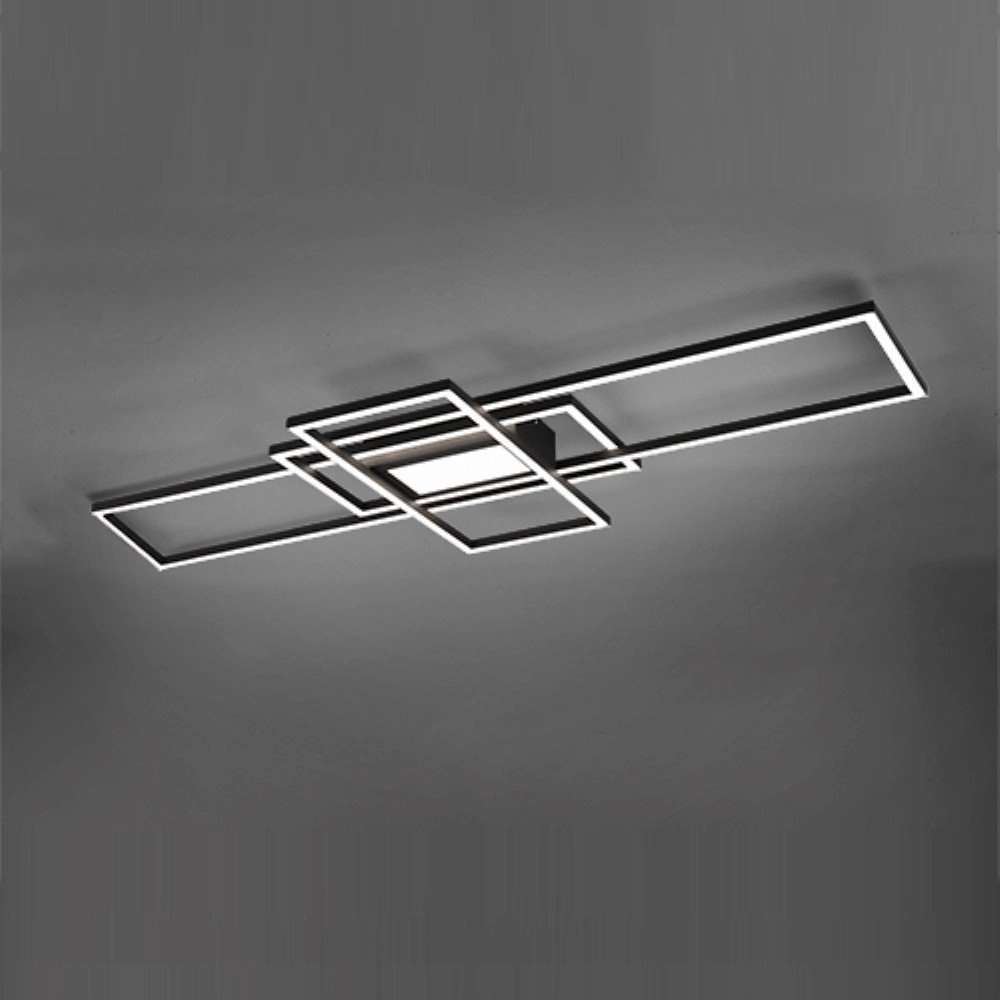 Deckenleuchte Irvine Schwarz Trio 4017807449495