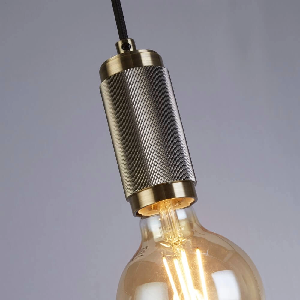 1-flammige Hängelampe Suspension Messing Searchlight 5053423244112